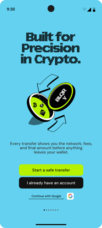 Crypto Transfer Screen